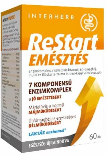 INTERHERB RESTART EMÉSZTÉS KAPSZULA 60X