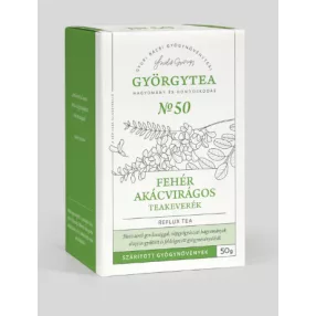GYÖRGYTEA FEHÉR AKÁCVIRÁGOS TEAKEV 50G