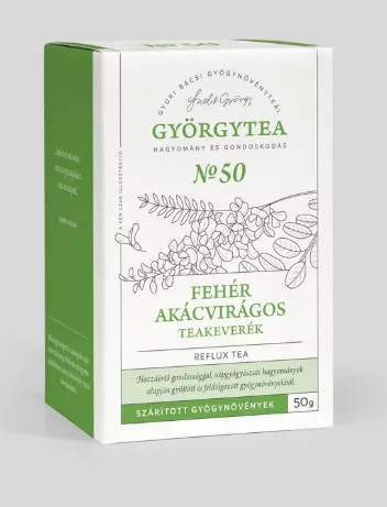 GYÖRGYTEA FEHÉR AKÁCVIRÁGOS TEAKEV 50G
