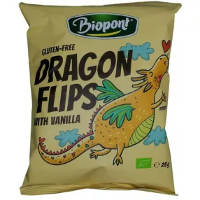 BIO DRAGON FLIPS KUKOR SNACK VANÍLIA 25G