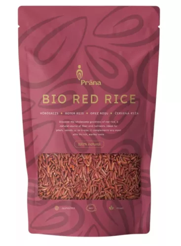 PRANA BIO RIZS VÖRÖS 250G