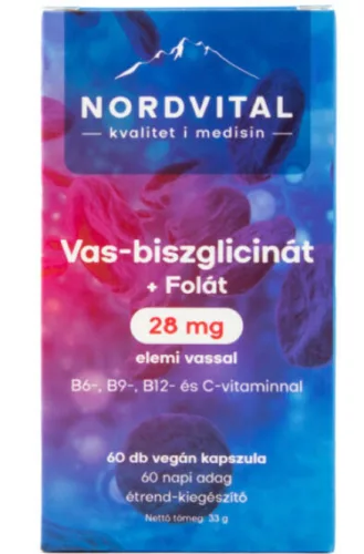 NORDVITAL VAS-BISZGLICINÁT 28MG KAPS 60X