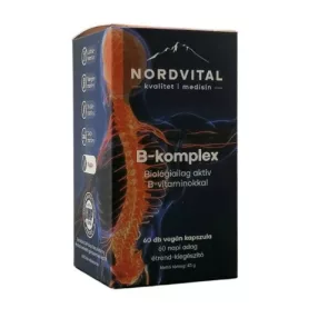 NORDVITAL B KOMPLEX VEGÁN KAPSZULA 60X