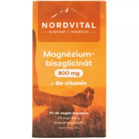 NORDVITAL MAGN-BISZGLIC 800 B6 KAPSZ 90X