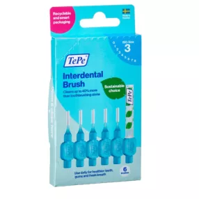 TEPE ORIGINAL FOGKÖZTISZTÍTÓ KEFE KÉK 6X