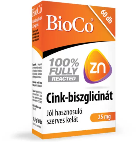 CINK-BISZGLICINÁT 25MG TABL 60X BIOCO