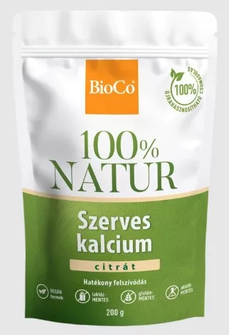 100% NATUR SZERV CA CITRÁT POR200G BIOCO