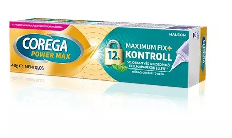 COREGA MAXIMUM FIX+ KONTROLL MENTOLOS40G