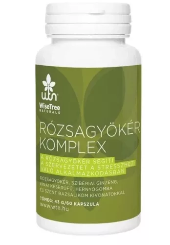 WISETREENAT RÓZSAGYÖKÉR KOMPLEX KAPS 60X