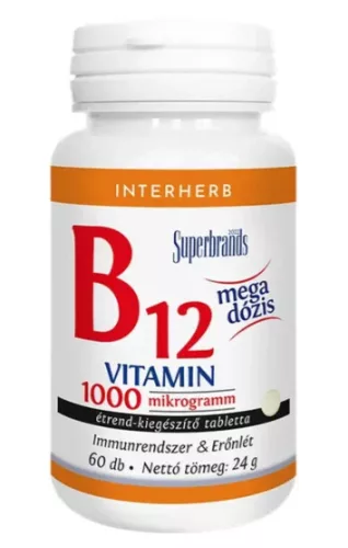 INTERHERB B12 1000MCG TABLETTA 60X