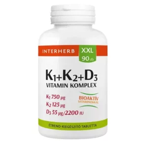 INTERHERB XXL K1 K2 D3 KOMPLEX TABL 90X