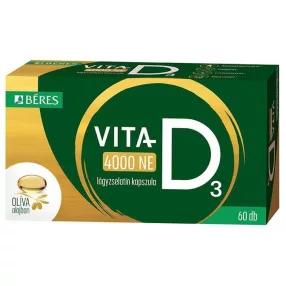 BÉRES VITA-D3 4000NE LÁGYZSEL KAPSZ 60X