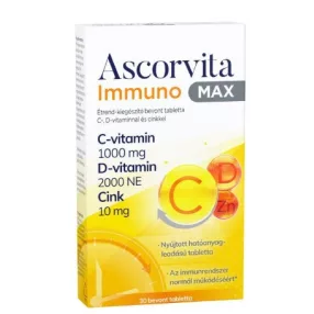 ASCORVITA IMMUNO MAX BEVONT TABLETTA 30X