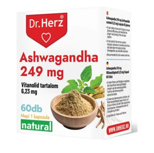 DR.HERZ ASHWAGANDHA 249MG KAPSZULA 60X