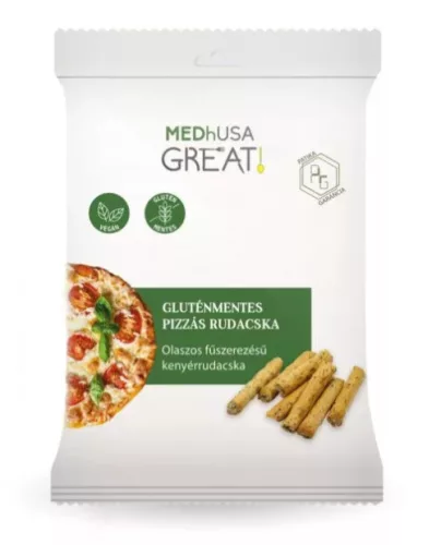 MEDHUSA GREAT! GLUTM RUDACSKA PIZZÁS 50G