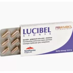 LUCIBEL ÁFONYA SPEC ÉLELMISZER KAPSZ 30X