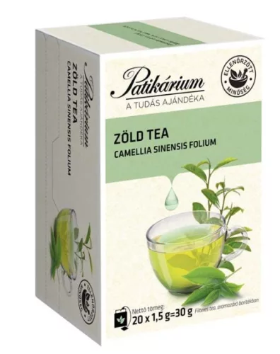PATIKÁRIUM ZÖLDTEA 20X 1,5G FILTERES