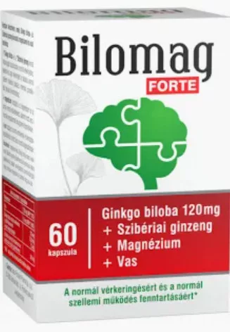 BILOMAG FORTE GINKGO 120MG KAPSZULA 60X