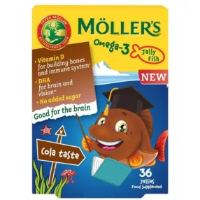 MÖLLERS OMEGA3 GUMIVIT KÓLA HALACSKA 36X