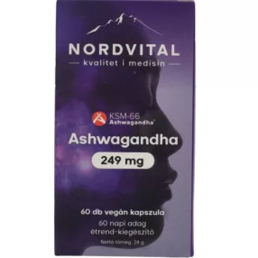 NORDVITAL ASHWAGANDHA VEGÁN KAPSZULA 60X