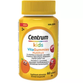 CENTRUM KIDS GUMIVITAMIN MULTIFRUIT 60X
