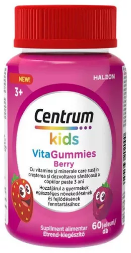 CENTRUM KIDS GUMIVITAMIN BERRY 60X