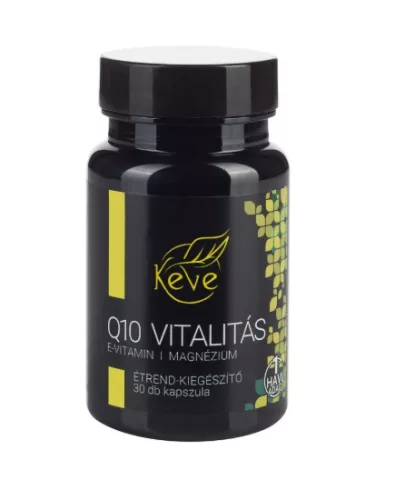 KEVE Q10 VITALITÁS ÉTRENDKIEG KAPSZ 30X