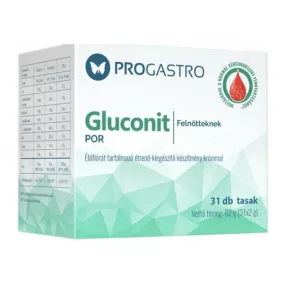 PROGASTRO GLUCONIT ÉKIEG POR FELNŐTT 31X