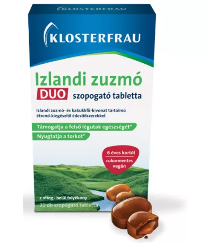 KLOSTERFRAU IZLANDI ZUZMÓ DUO SZTBL 20X