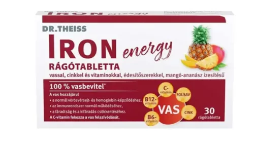 DR.THEISS IRON ENERGY RÁGÓTABL MANGÓ 30X