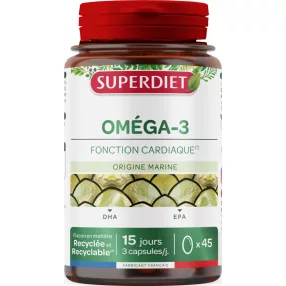 SUPERDIET OMEGA3 DHA EPA GÉLKAPSZULA 45X