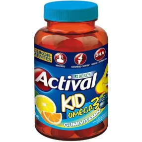ACTIVAL KID GUMIVIT OMEGA-3 GUMITABL 50X