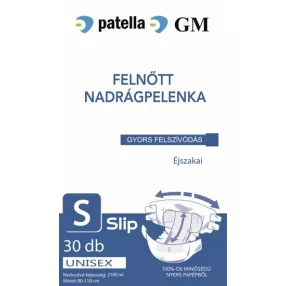 GM SLIP NADRPELENKA S 2100ML FELNŐTT 30X
