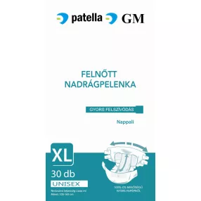 Gm nadrágpelenka nappali XL 2000 ml 30 db