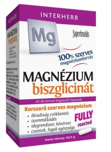 INTERHERB MAGN-BISZGLIC ÉKIEG KAPSZ 60X