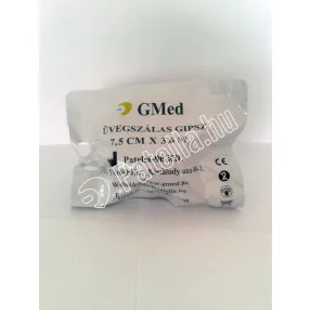 Műanyag gipsz üvegszálas 7,5 cm x 3,6 m kék gmed 3-as