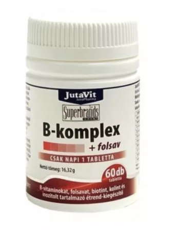 JUTAVIT B KOMPLEX FOLSAV TABLETTA 60X