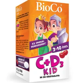 C+D3 KID RÁGÓTABLETTA 90X BIOCO