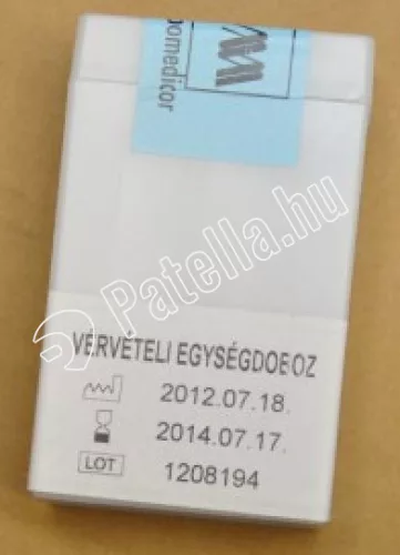 VÉRVÉTELI EGYSÉGDOBOZ ELO