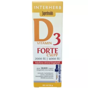 INTERHERB D3 VITAMIN FORTE CSEPPEK 20ML
