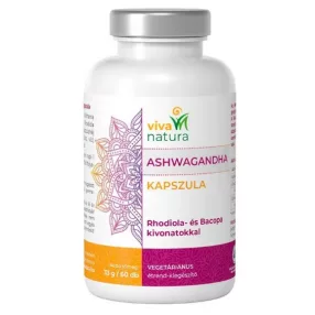 VIVA NATURA ASHWAGANDHA ÉKIEG KAPSZ 60X