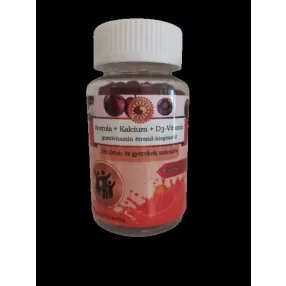 SUNMOON ACEROLA KALCIUM D3 GUMIVIT 30X