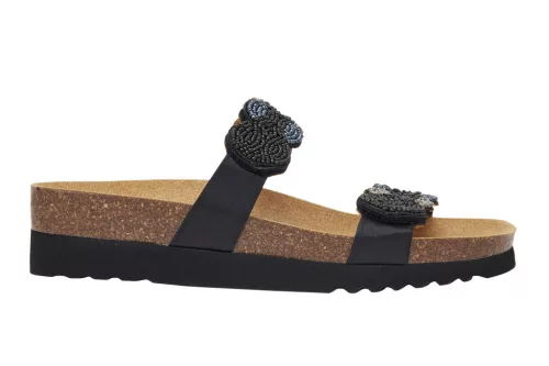 SCHOLL PALMILLA 2 STRAPS 39 FEKETE 1PÁR