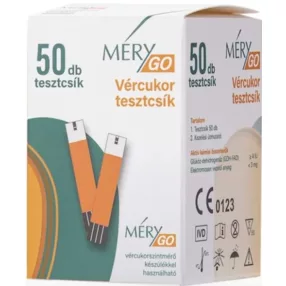 MÉRYGO TESZTCSÍK VÉRCUKORMÉRŐHÖZ 50X