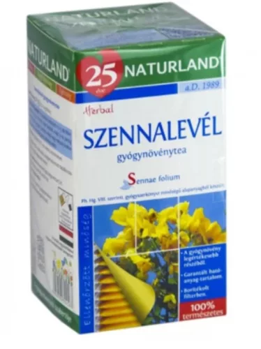 SZENNALEVÉL TEA 25X 1G NLAND