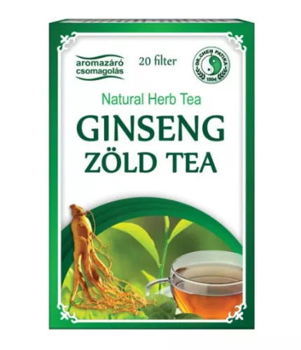DR.CHEN GINSENG ZÖLDTEA 20X3G PAPÍRDOBOZ