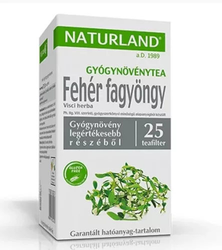 FEHÉR FAGYÖNGY TEA 25X 1,5G NLAND