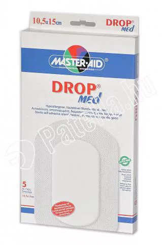 M-A DROP MED STERIL SEBFEDŐ 10.5X15CM EXTRA VAST. 5X