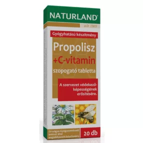 PROPOLISZ C VIT SZOPOGATÓ TABL 20X NLAND
