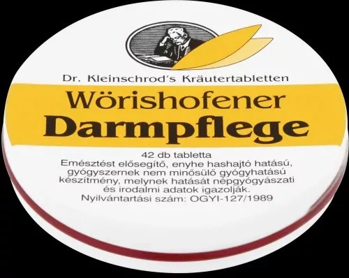 WÖRISHOFENI DARMPFLEGE TABLETTA 42X